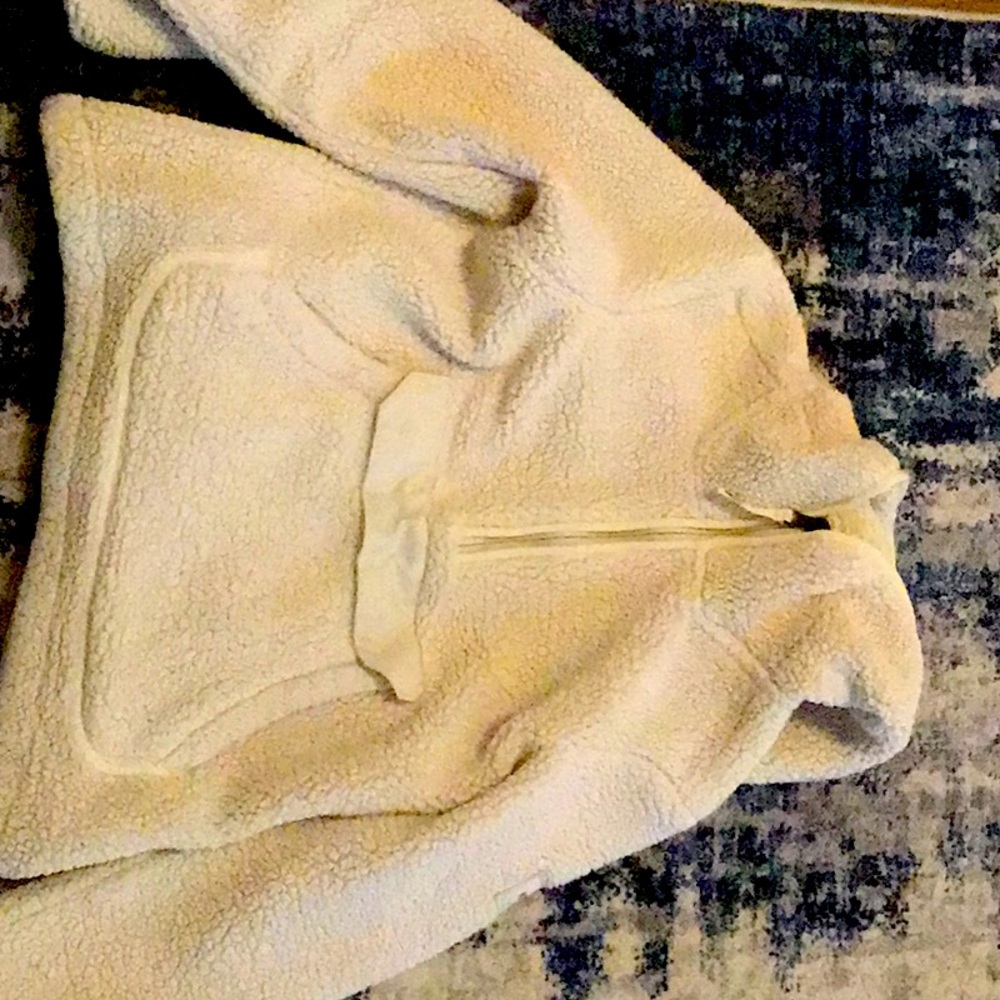 White hoodie